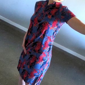 Printed Shirt Dress XS